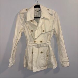 Banana Republic Off-White Trench Coat